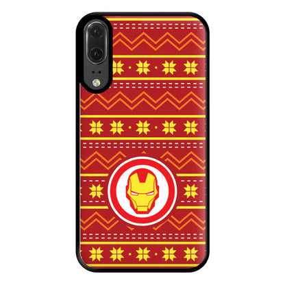 Iron Christmas Pattern Phone Case for Huawei P20