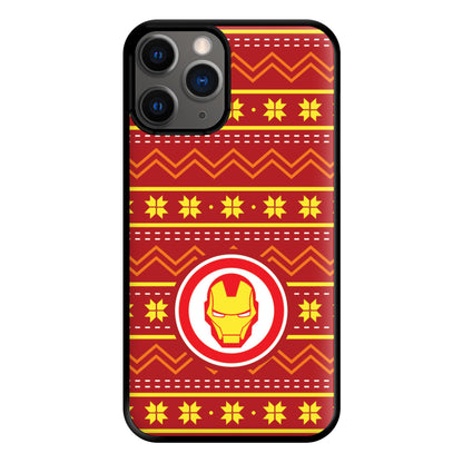 Iron Christmas Pattern Phone Case for iPhone 12 Pro Max