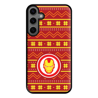 Iron Christmas Pattern Phone Case for Galaxy S23FE