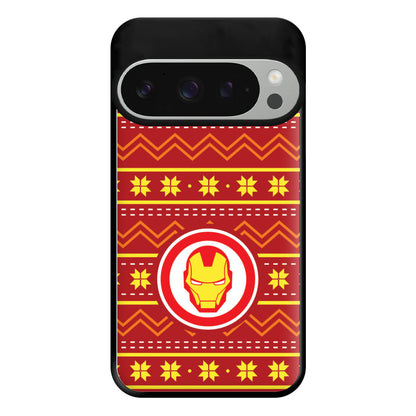 Iron Christmas Pattern Phone Case for Google Pixel 9 Pro XL