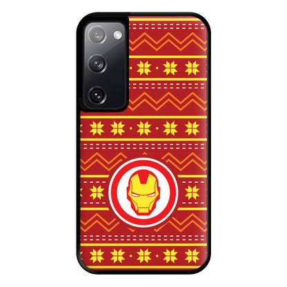 Iron Christmas Pattern Phone Case for Galaxy S20