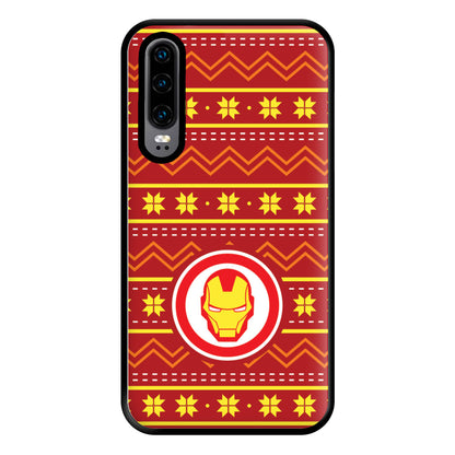 Iron Christmas Pattern Phone Case for Huawei P30