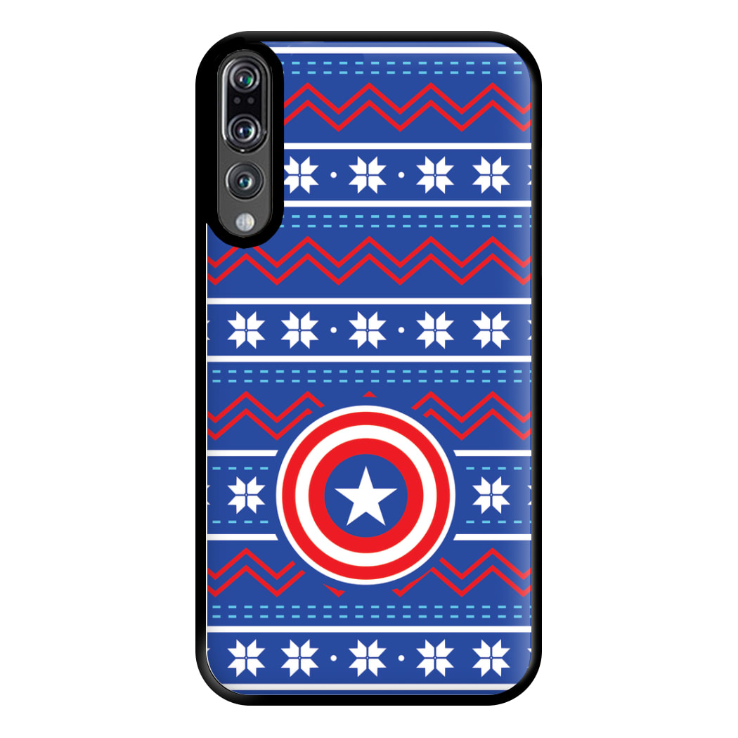 Captain Christmas Pattern Phone Case for Huawei P20 Pro