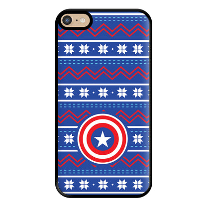 Captain Christmas Pattern Phone Case for iPhone 6 Plus / 7 Plus / 8 Plus