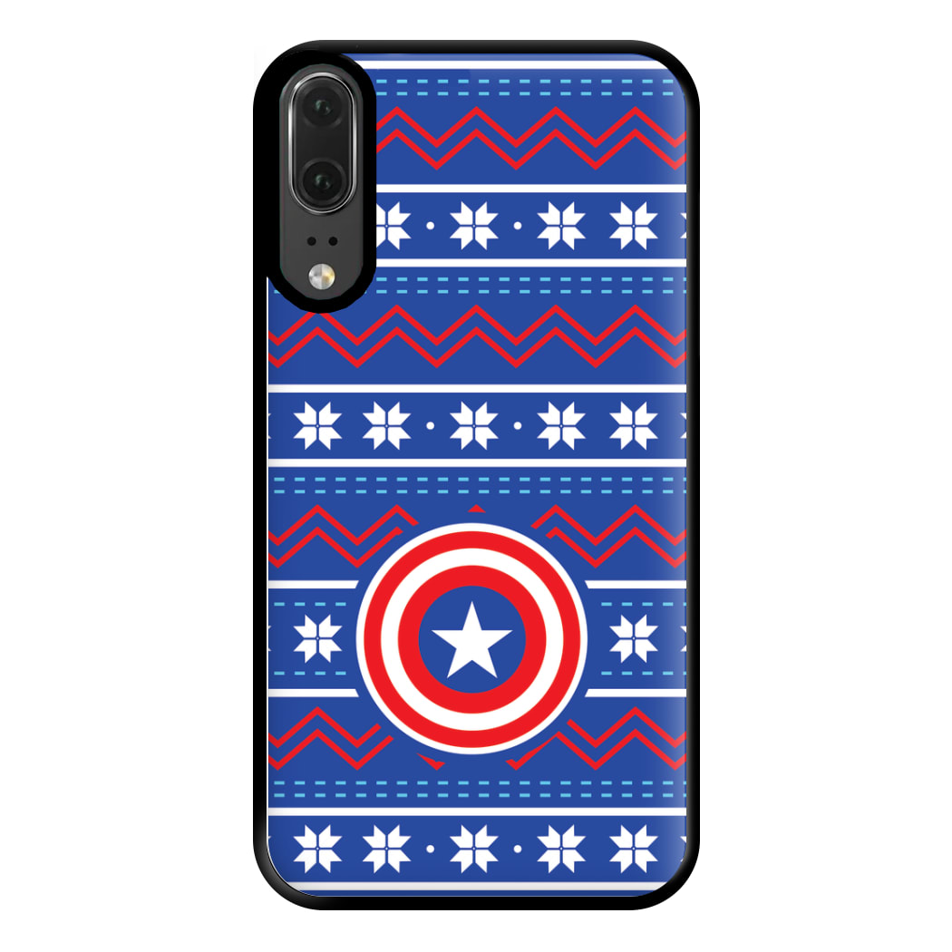 Captain Christmas Pattern Phone Case for Huawei P20