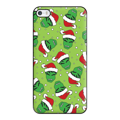 Green Christmas Pattern Phone Case for iPhone 5 / 5s / SE 2016