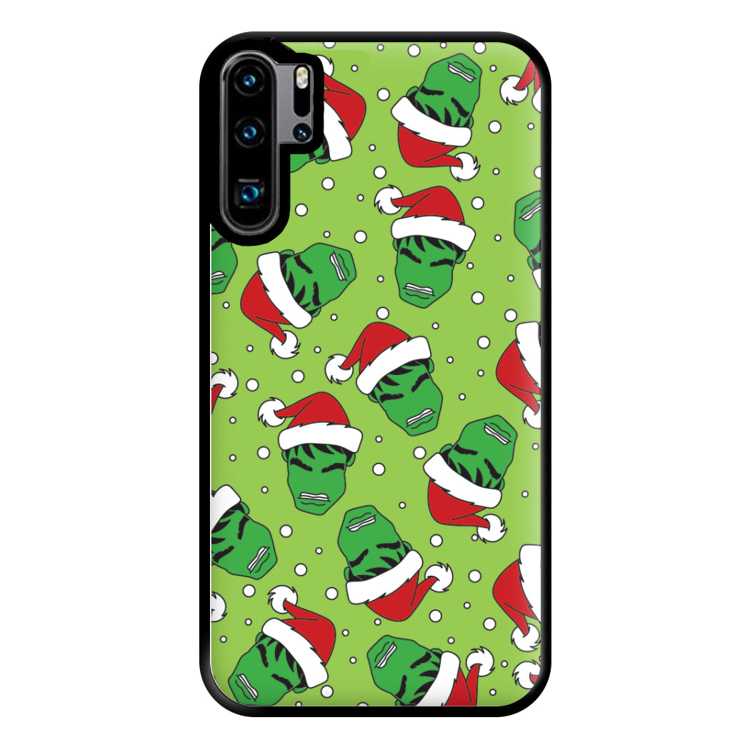 Green Christmas Pattern Phone Case for Huawei P30 Pro