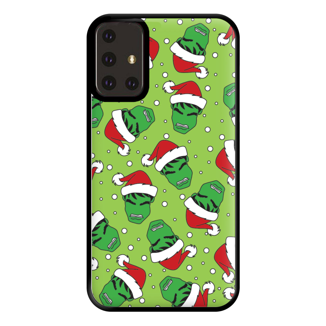 Green Christmas Pattern Phone Case for Galaxy A71