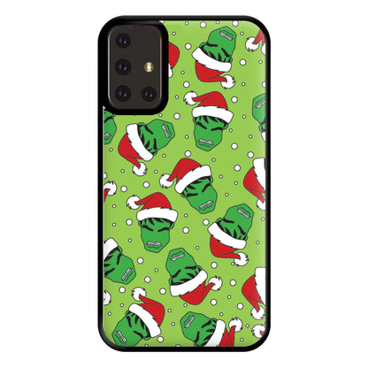 Green Christmas Pattern Phone Case for Galaxy A71