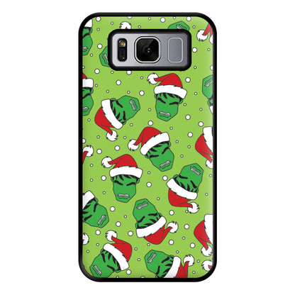 Green Christmas Pattern Phone Case for Galaxy S8 Plus