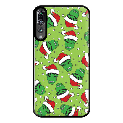 Green Christmas Pattern Phone Case for Huawei P20 Pro