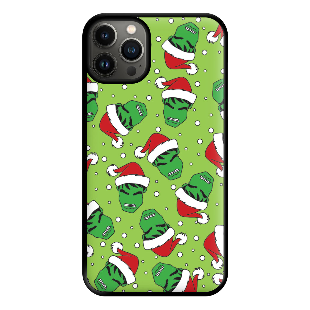 Green Christmas Pattern Phone Case for iPhone 13