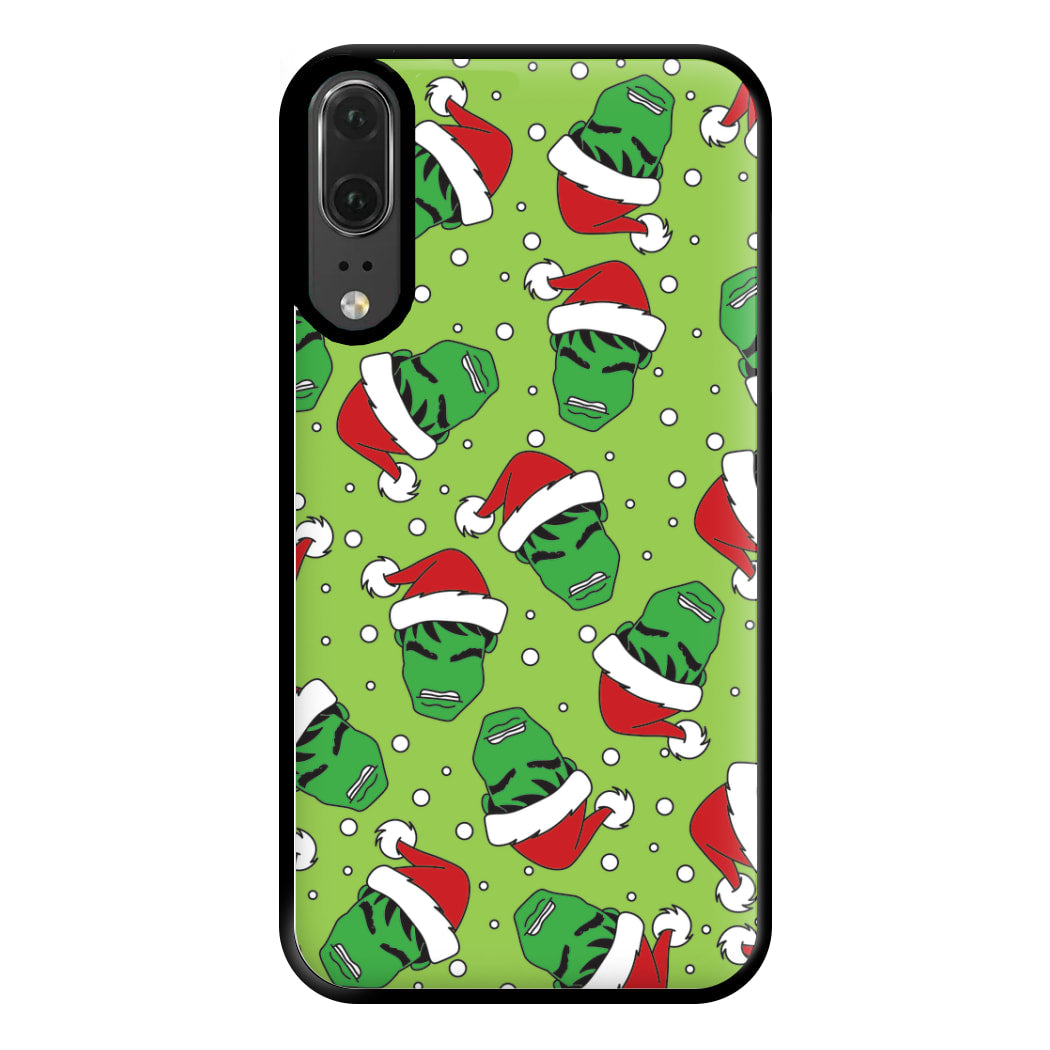 Green Christmas Pattern Phone Case for Huawei P20