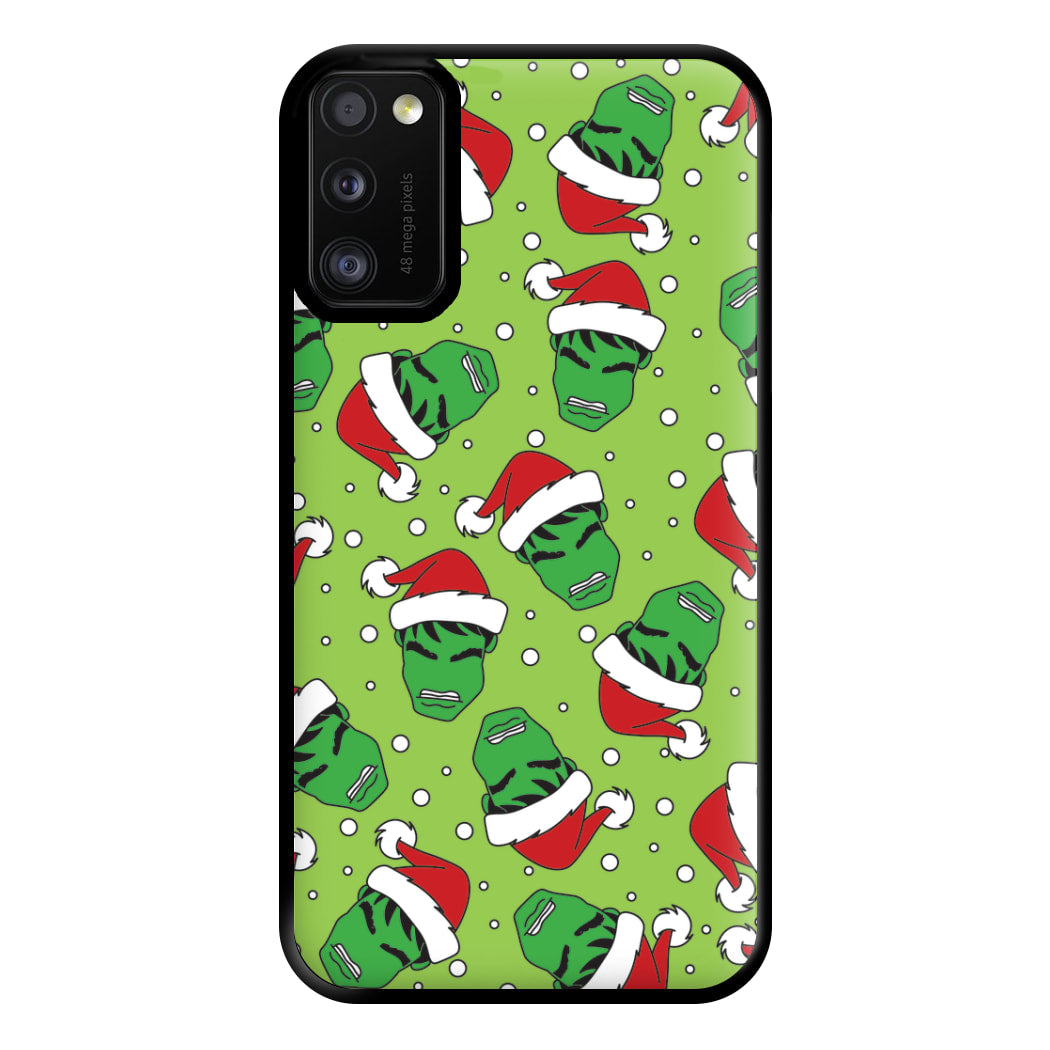 Green Christmas Pattern Phone Case for Galaxy A41