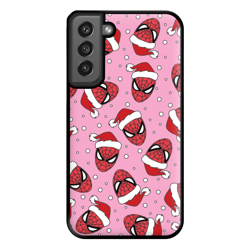 Spider Christmas Pattern Phone Case for Galaxy S21FE