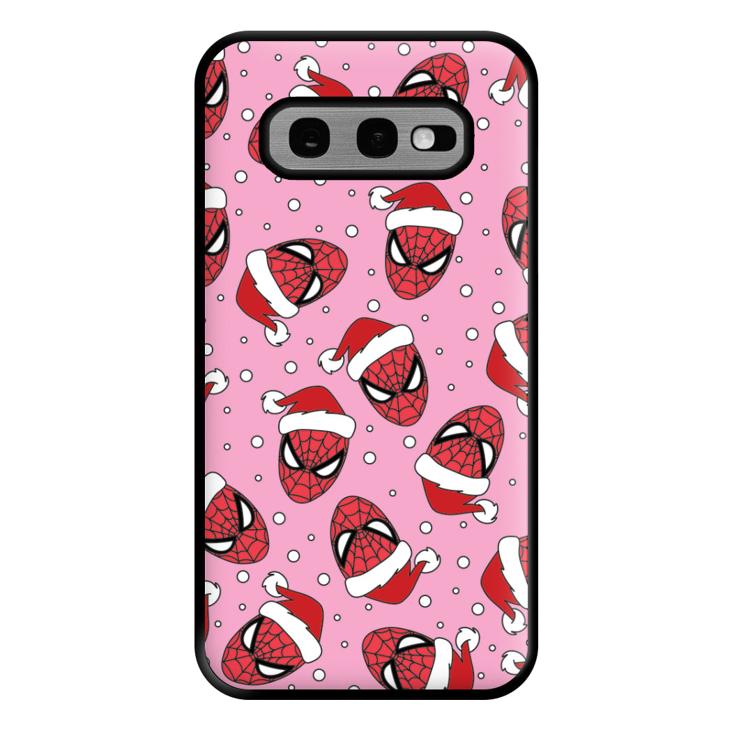 Spider Christmas Pattern Phone Case for Galaxy S10e