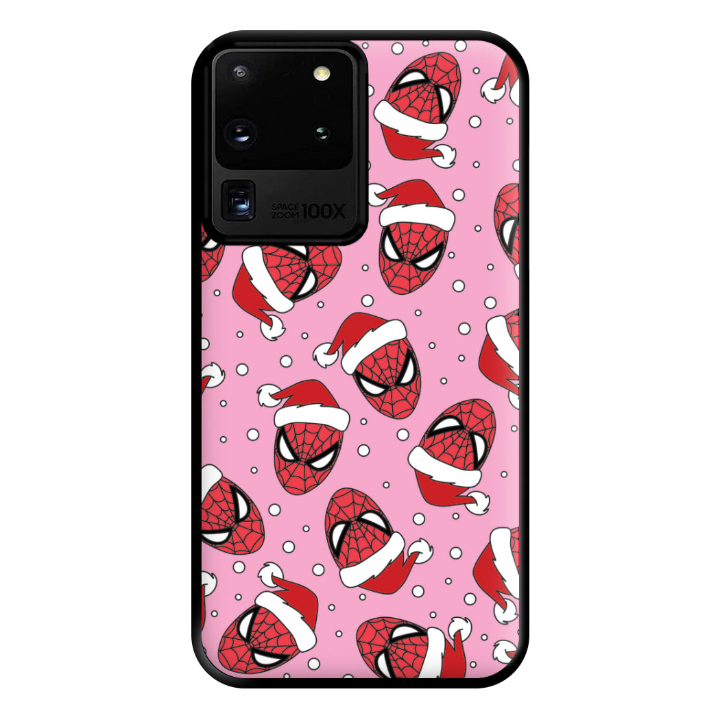 Spider Christmas Pattern Phone Case for Galaxy S20 Ultra