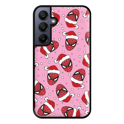 Spider Christmas Pattern Phone Case for Galaxy A15