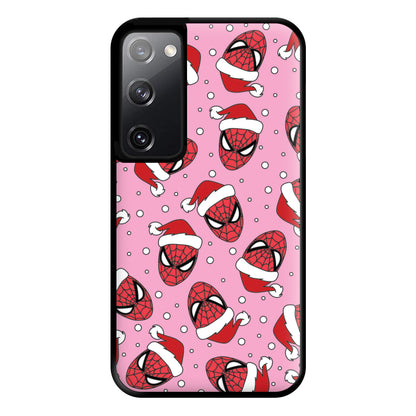 Spider Christmas Pattern Phone Case for Galaxy S20