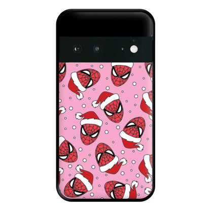 Spider Christmas Pattern Phone Case for Google Pixel 6a