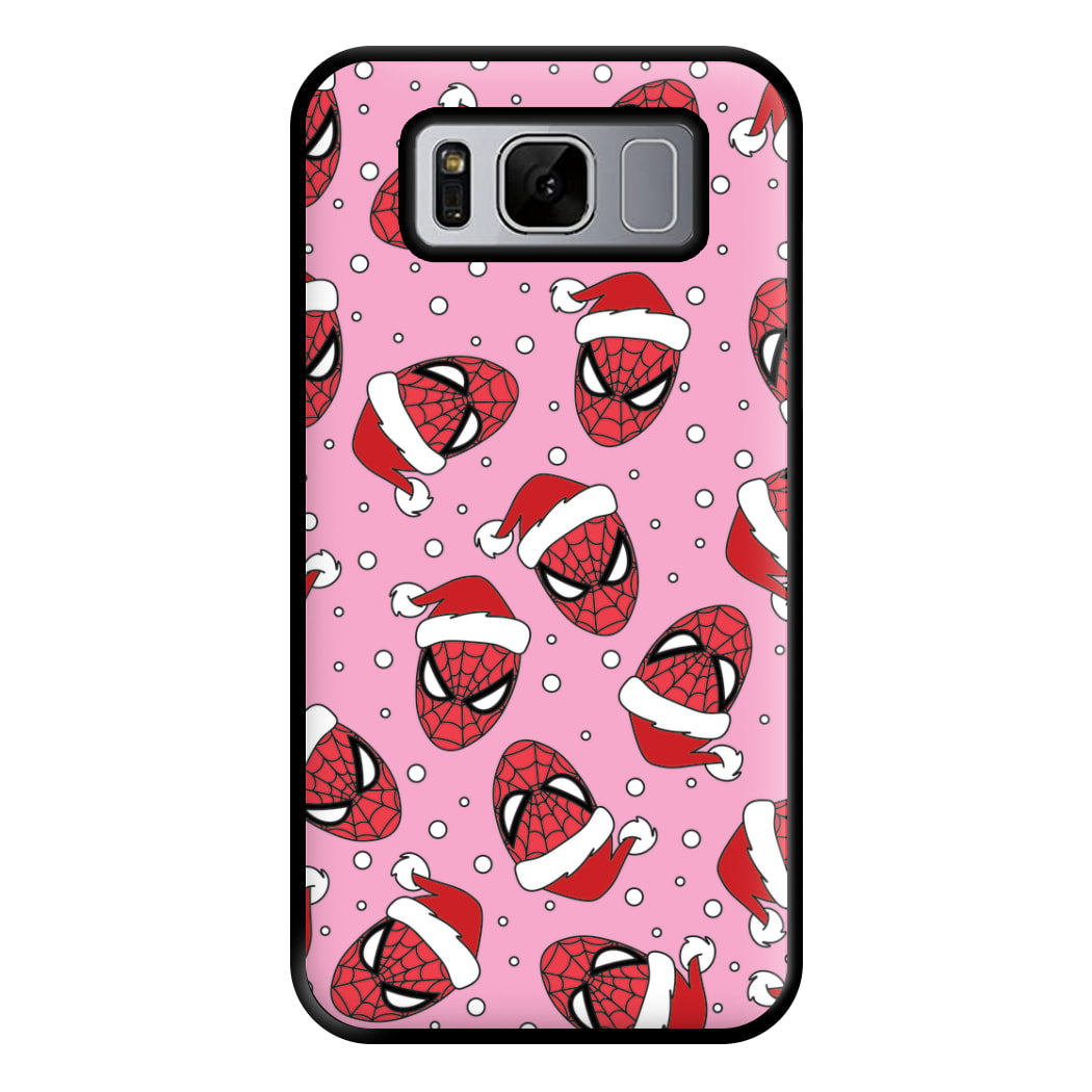 Spider Christmas Pattern Phone Case for Galaxy S8 Plus