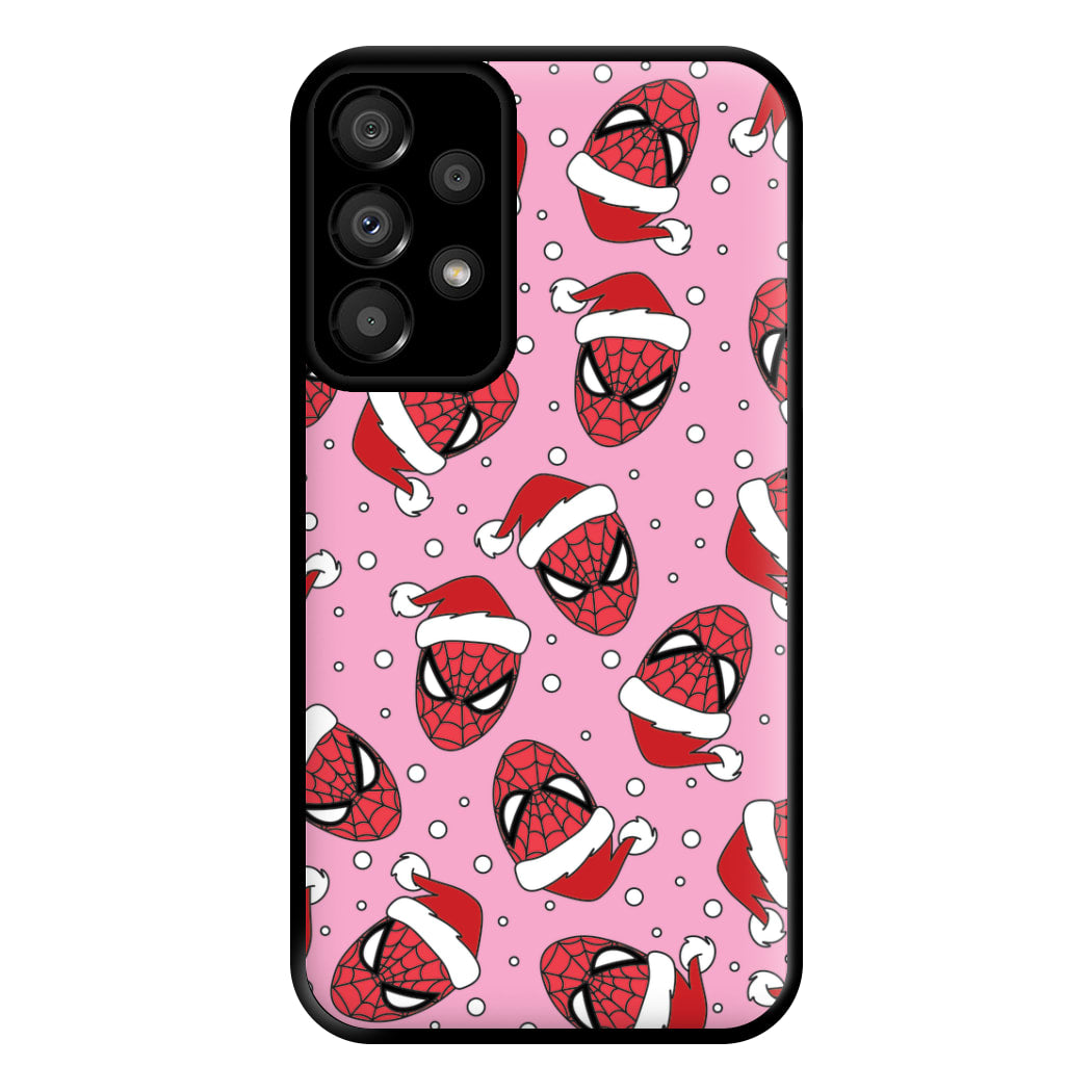 Spider Christmas Pattern Phone Case for Galaxy A33