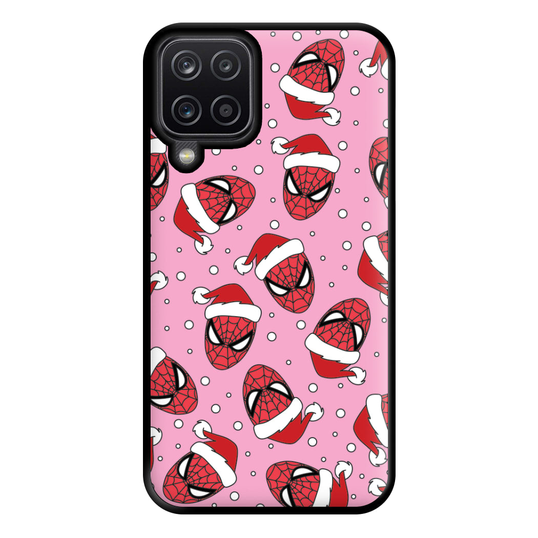 Spider Christmas Pattern Phone Case for Galaxy A12