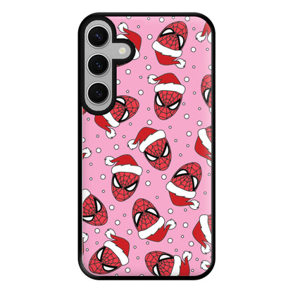 Spider Christmas Pattern Phone Case for Galaxy S24FE