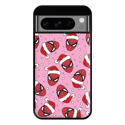 Spider Christmas Pattern Phone Case for Google Pixel 8 Pro