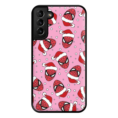 Spider Christmas Pattern Phone Case for Galaxy S21 Plus