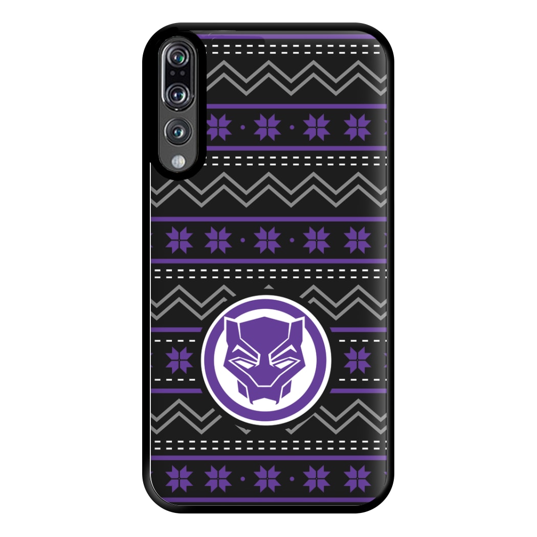 Panther Christmas Pattern Phone Case for Huawei P20 Pro