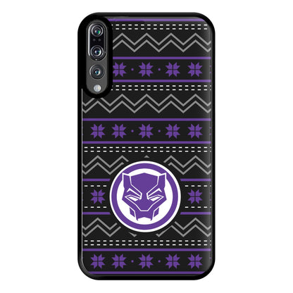 Panther Christmas Pattern Phone Case for Huawei P20 Pro