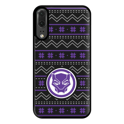 Panther Christmas Pattern Phone Case for Huawei P20