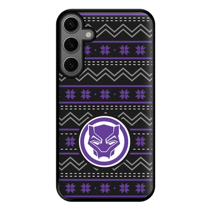 Panther Christmas Pattern Phone Case for Galaxy S23FE