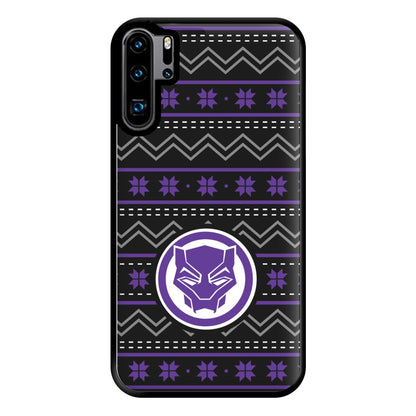 Panther Christmas Pattern Phone Case for Huawei P30 Pro