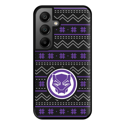 Panther Christmas Pattern Phone Case for Google Pixel 8