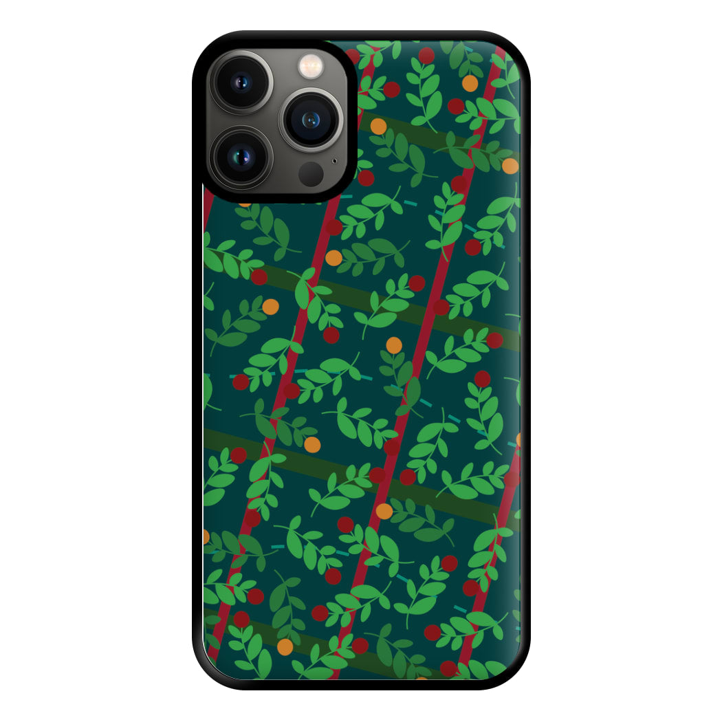 Mistletoe Pattern Phone Case for iPhone 13 Pro Max