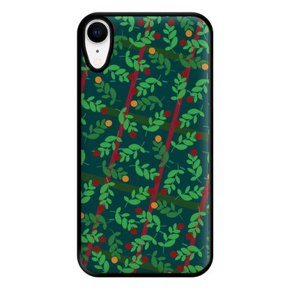 Mistletoe Pattern Phone Case for iPhone XR