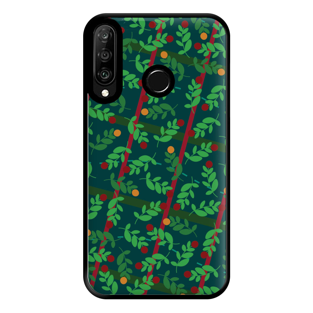 Mistletoe Pattern Phone Case for Huawei P30 Lite