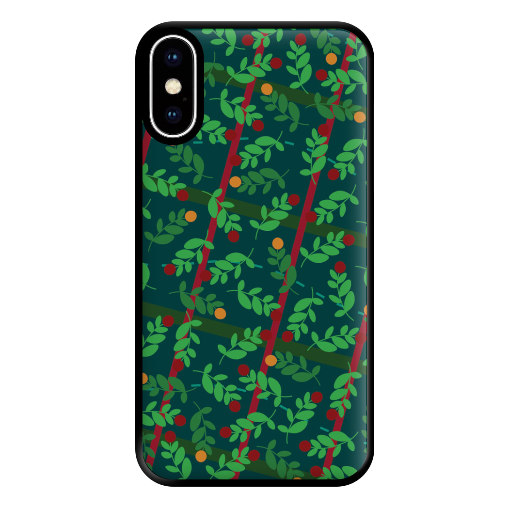 Mistletoe Pattern Phone Case for iPhone XS Max