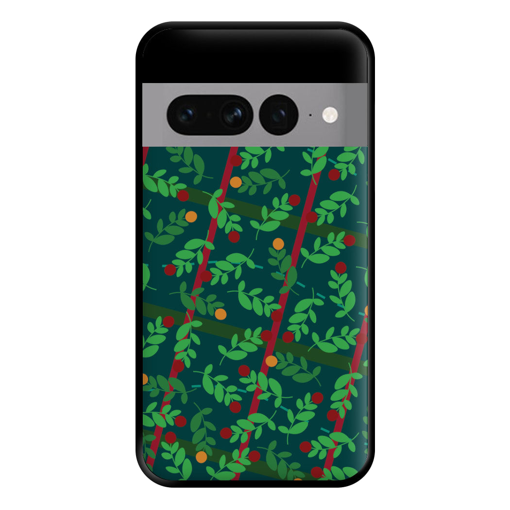 Mistletoe Pattern Phone Case for Google Pixel 7 Pro