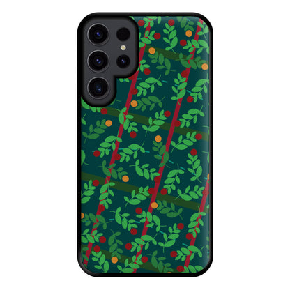 Mistletoe Pattern Phone Case for Galaxy S23 Ultra