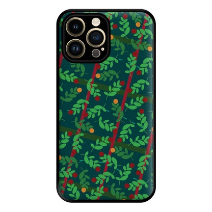 Mistletoe Pattern Phone Case for iPhone 14 Pro Max