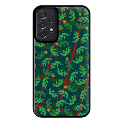 Mistletoe Pattern Phone Case for Galaxy A52 / A52s