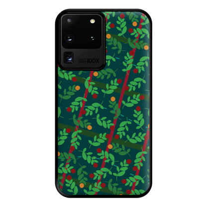 Mistletoe Pattern Phone Case for Galaxy S20 Ultra