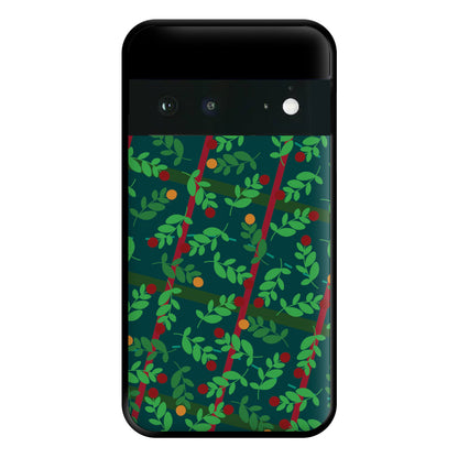 Mistletoe Pattern Phone Case for Google Pixel 6a