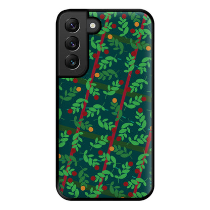 Mistletoe Pattern Phone Case for Galaxy S22 Plus