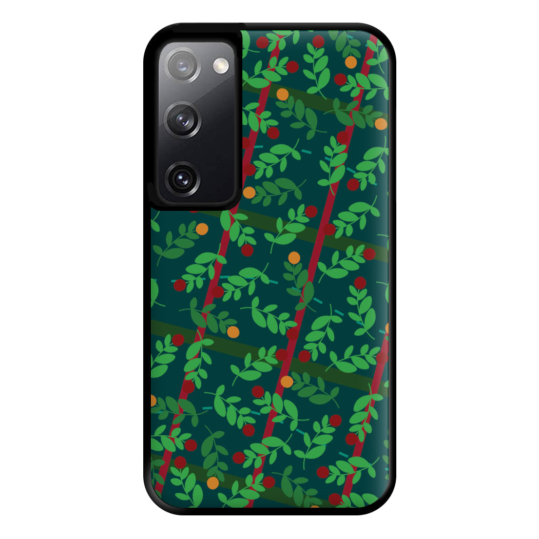 Mistletoe Pattern Phone Case for Galaxy S20