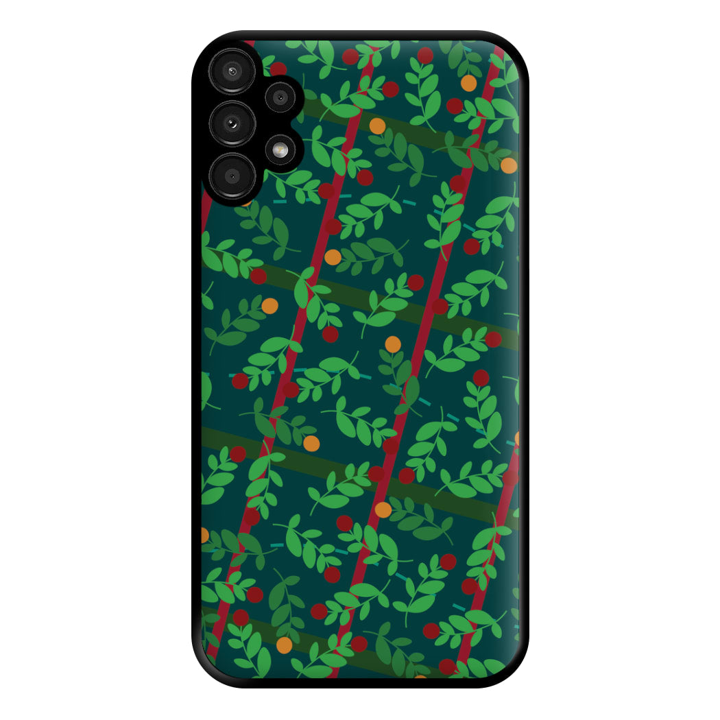 Mistletoe Pattern Phone Case for Galaxy A13