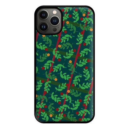 Mistletoe Pattern Phone Case for iPhone 13